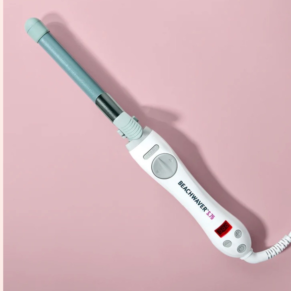 The Beachwaver Co. 1" Styling Wand in White and Teal